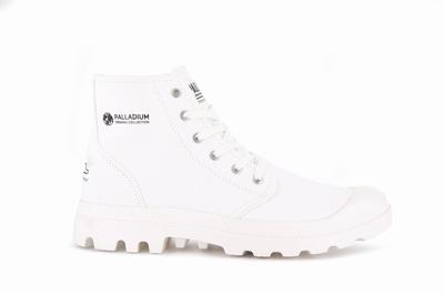 Botas Palladium PAMPA HI ORGANIC II Hombre Blancas | Costa Rica-91653